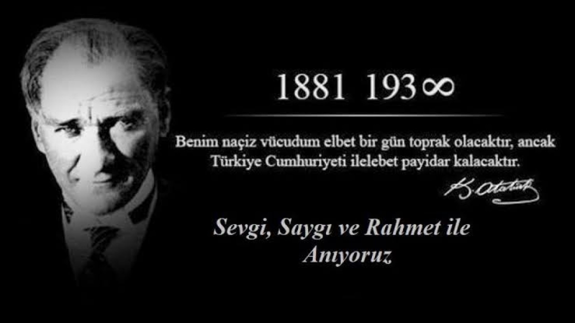 10 kasım Atatürk’ü anma programı 